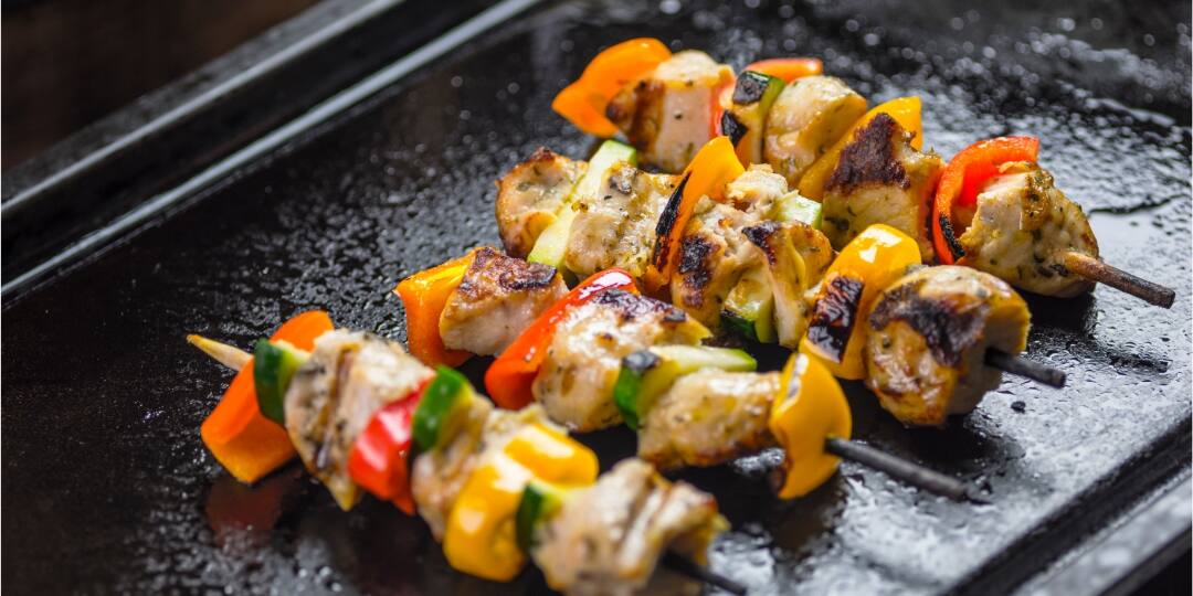 brocheta de pollo brocheta de pollo
